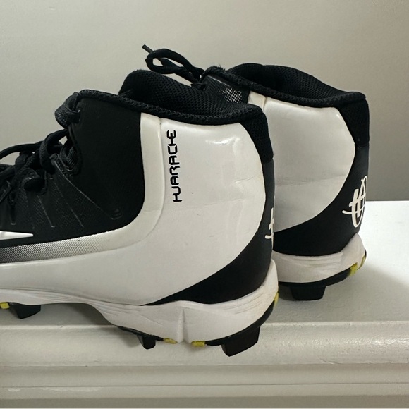 Nike Air Huarache Fastflex #807141-017 Hi Top Spikes BSBL Cleats Sz 7.5 - Picture 6 of 10